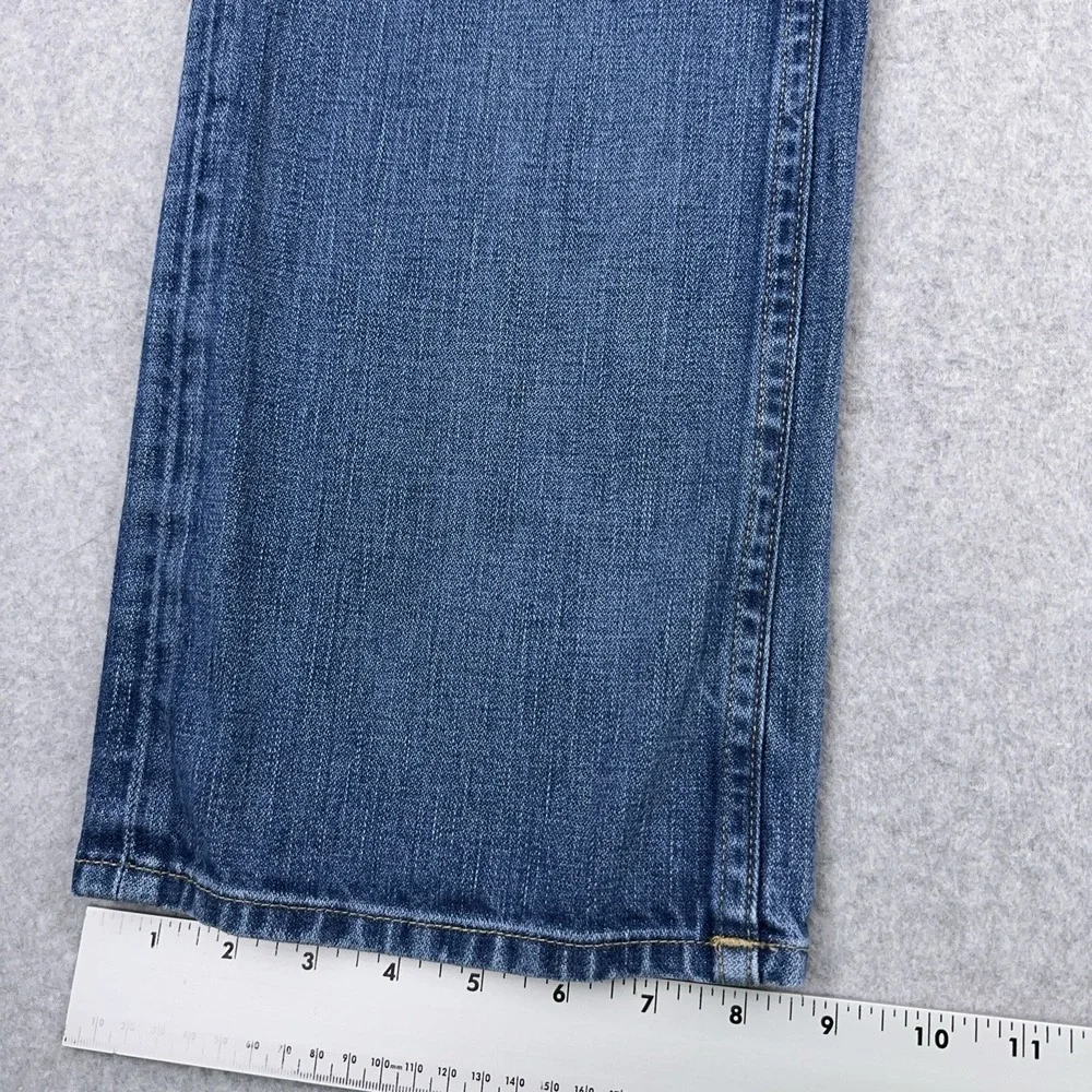 True Religion Jeans Men's 33 (34x34) Bobby Snake Eye Straight Sad Gridiron‎ USA